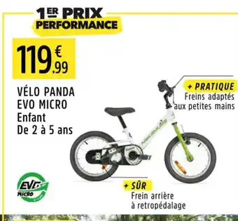 Intersport Vélo panda evo micro offre