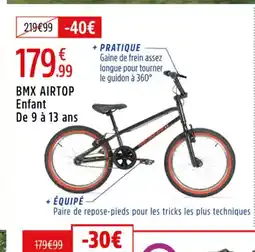 Intersport Bmx airtop enfant offre