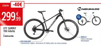 Intersport NAKAMURA Vtt summit 700 adulte offre