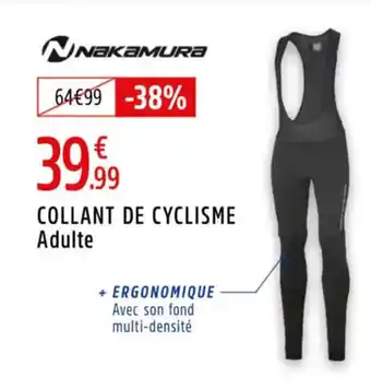 Intersport NAKAMURA Collant de cyclisme offre