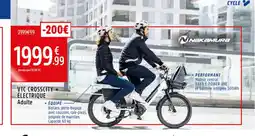 Intersport NAKAMURA Vtc crosscity + électrique offre