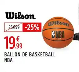 Intersport WILSON Ballon de basketball offre