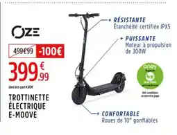 Intersport OZE Trottinette électrique e-moove offre