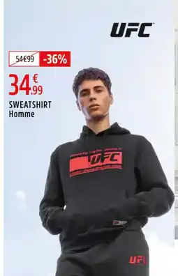 Intersport UFC Sweatshirt homme offre