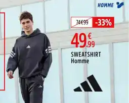 Intersport Sweatshirt homme offre