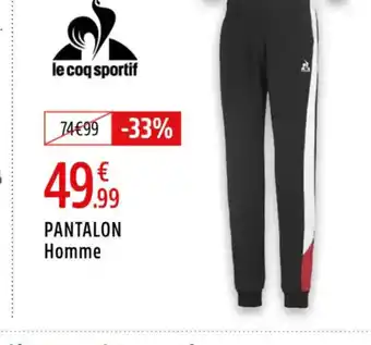 Intersport LE COQ SPORTIF Pantalon homme offre