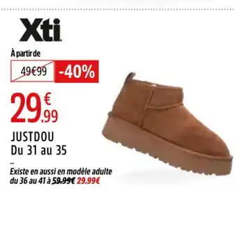 Intersport XTI Justdou offre