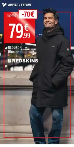 Intersport REDSKINS Blouson homme offre