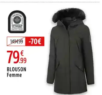 Intersport Blouson femme offre