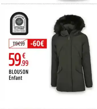 Intersport Blouson enfant offre