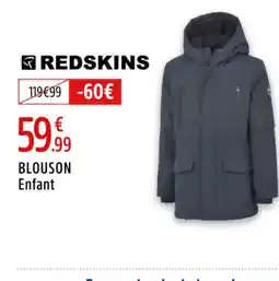 Intersport REDSKINS Blouson enfant offre