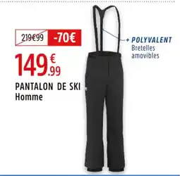 Intersport Pantalon de ski homme offre