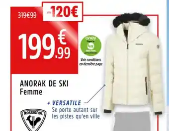 Intersport Anorak de ski femme offre