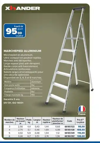 Marchepied aluminium