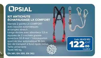 Prolians OPSIAL Kit antichute échafaudage lx comfort offre