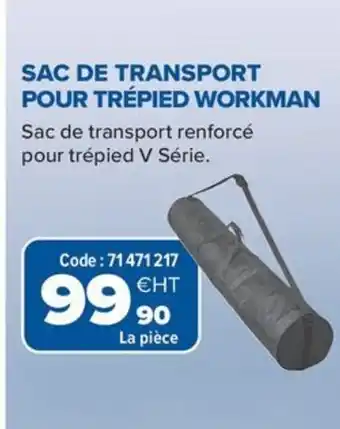 Prolians Sac de transport pour trépied workman offre