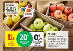 Intermarché Contact Pomme offre