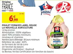 Intermarché Contact Poulet fermier label rouge la nouvelle agriculture offre