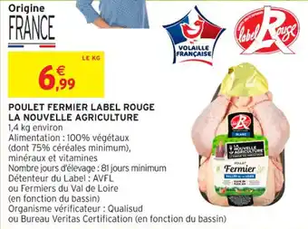 Intermarché Contact Poulet fermier label rouge la nouvelle agriculture offre