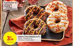 Intermarché Contact Donuts halloween x4 offre