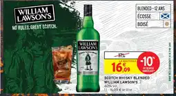 Intermarché Contact WILLIAM LAWSON'S Scotch whisky blended offre