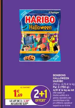 Intermarché Contact HARIBO Bonbons halloween offre