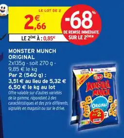 Intermarché Contact MONSTER MUNCH Original offre