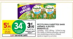 Intermarché Contact BONDUELLE Petits pois carottes sans aromes ajoutés offre