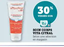 Super U VITA CITRAL Soin corps offre