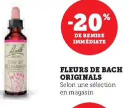 Super U Fleurs de bach originals offre