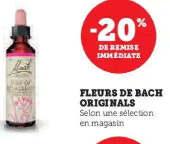 Super U Fleurs de bach originals offre