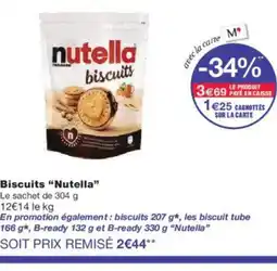 Monoprix NUTELLA Biscuits offre
