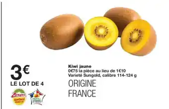 Monoprix Kiwi jaune offre