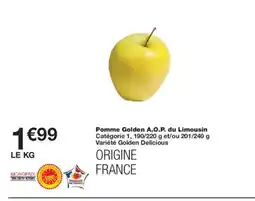 Monoprix Pomme Golden A.O.P. du Limousin offre
