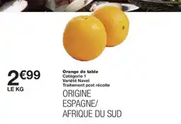 Monoprix Orange de table offre