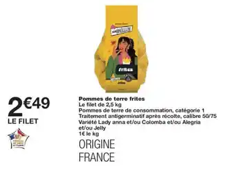 Monoprix Pommes de terre frites offre