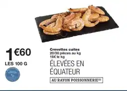 Monoprix Crevettes cuites offre