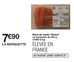 Monoprix OVIVE Pavé de truite offre