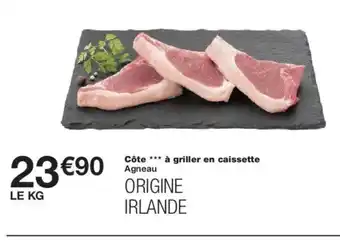 Monoprix Côte griller en caissette Agneau offre
