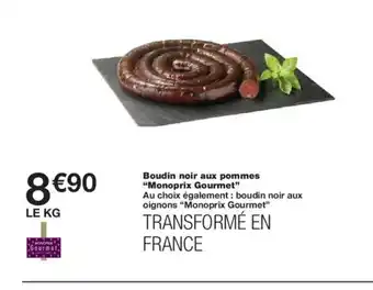 Monoprix MONOPRIX GOURMET Boudin noir aux pommes offre