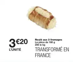 Monoprix Roulé aux 3 fromages offre