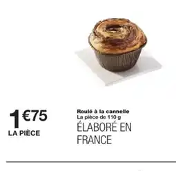 Monoprix Roulé à la cannelle offre