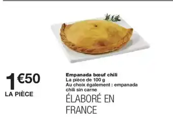 Monoprix Empanada bœuf chili offre