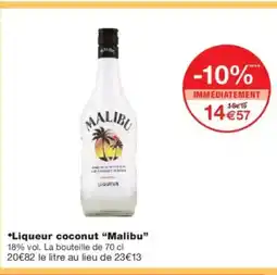 Monoprix MALIBU Liqueur coconut offre
