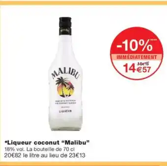 Monoprix MALIBU Liqueur coconut offre