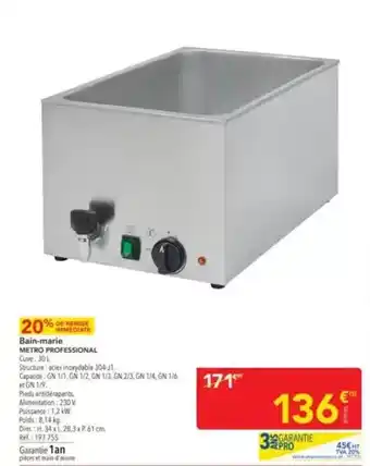 METRO Metro - balmarrier offre