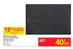 METRO Metro - gamme de paois offre