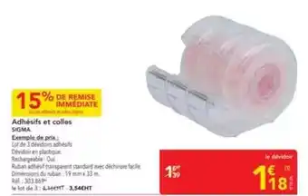 METRO Sigma - adhésifs et colles offre