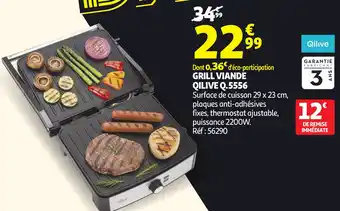 QILIVE Grill viande q.5556