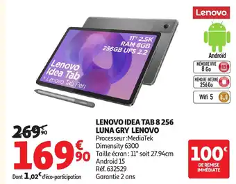 LENOVO Idea tab 8 256 luna gry